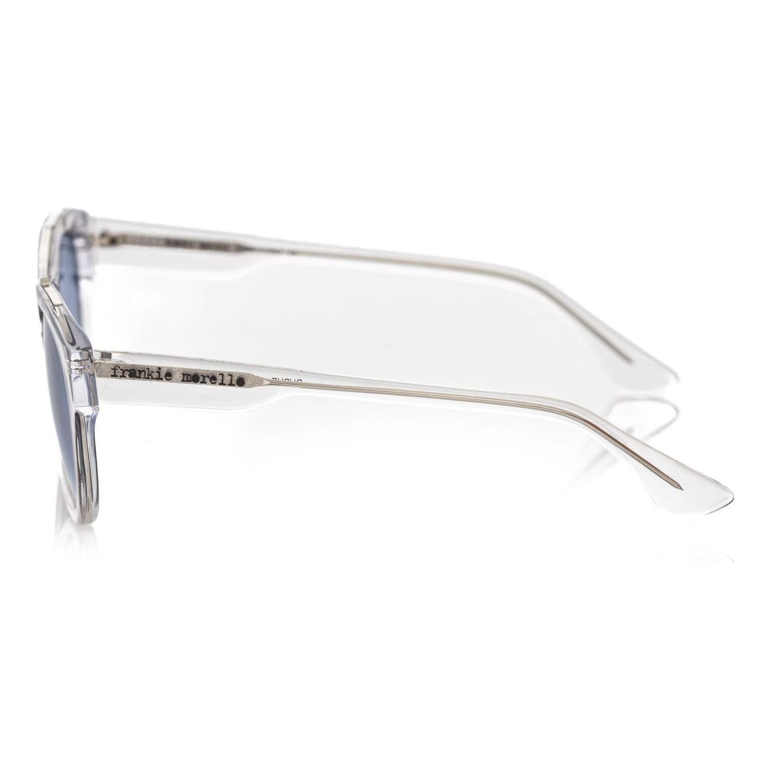 Frankie Morello White Acetate Sunglass