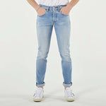 Don The Fuller Chic Light Blue Slim Fit Denim Jeans & Pants Don The Fuller Light Gray