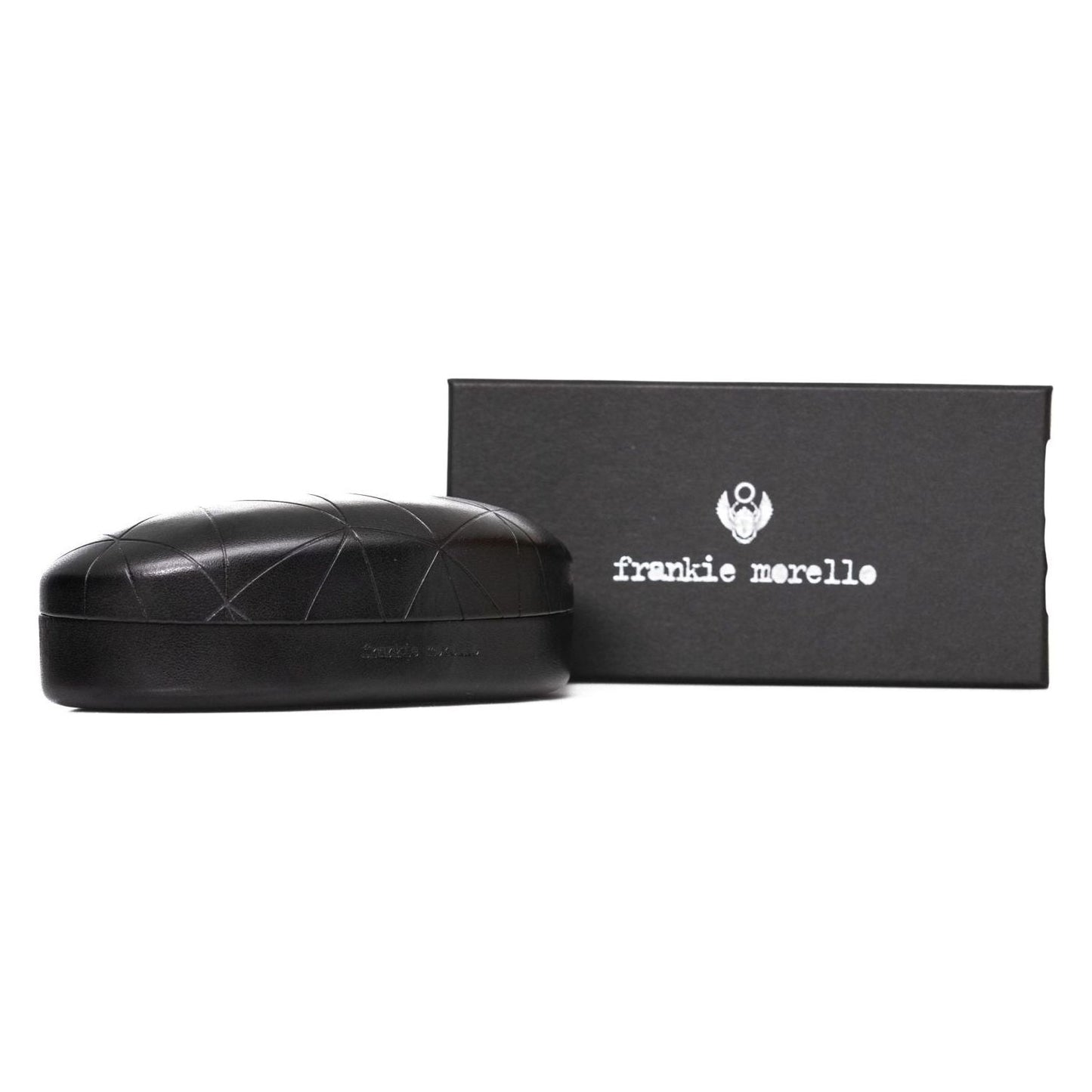 Frankie Morello Black Metallic Women Sunglass FR-22093