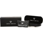 Frankie Morello Black Acetate Womens Sunglass FR-22067