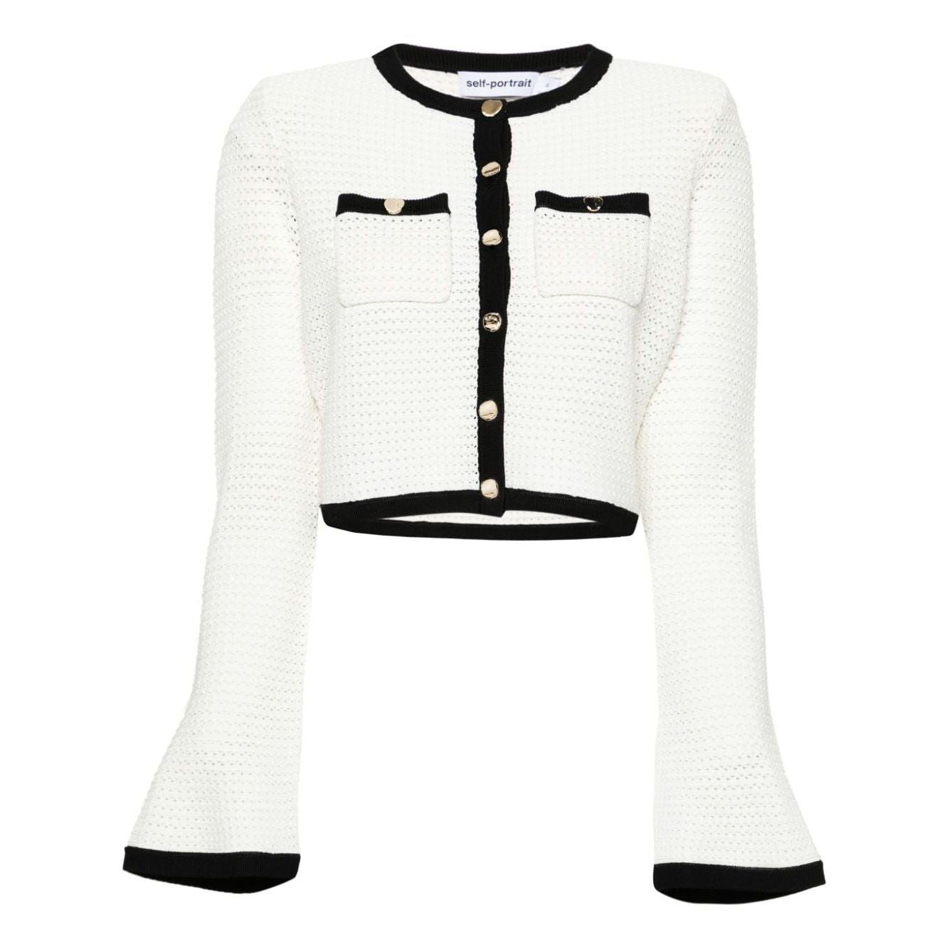 Self-portrait Sweaters White