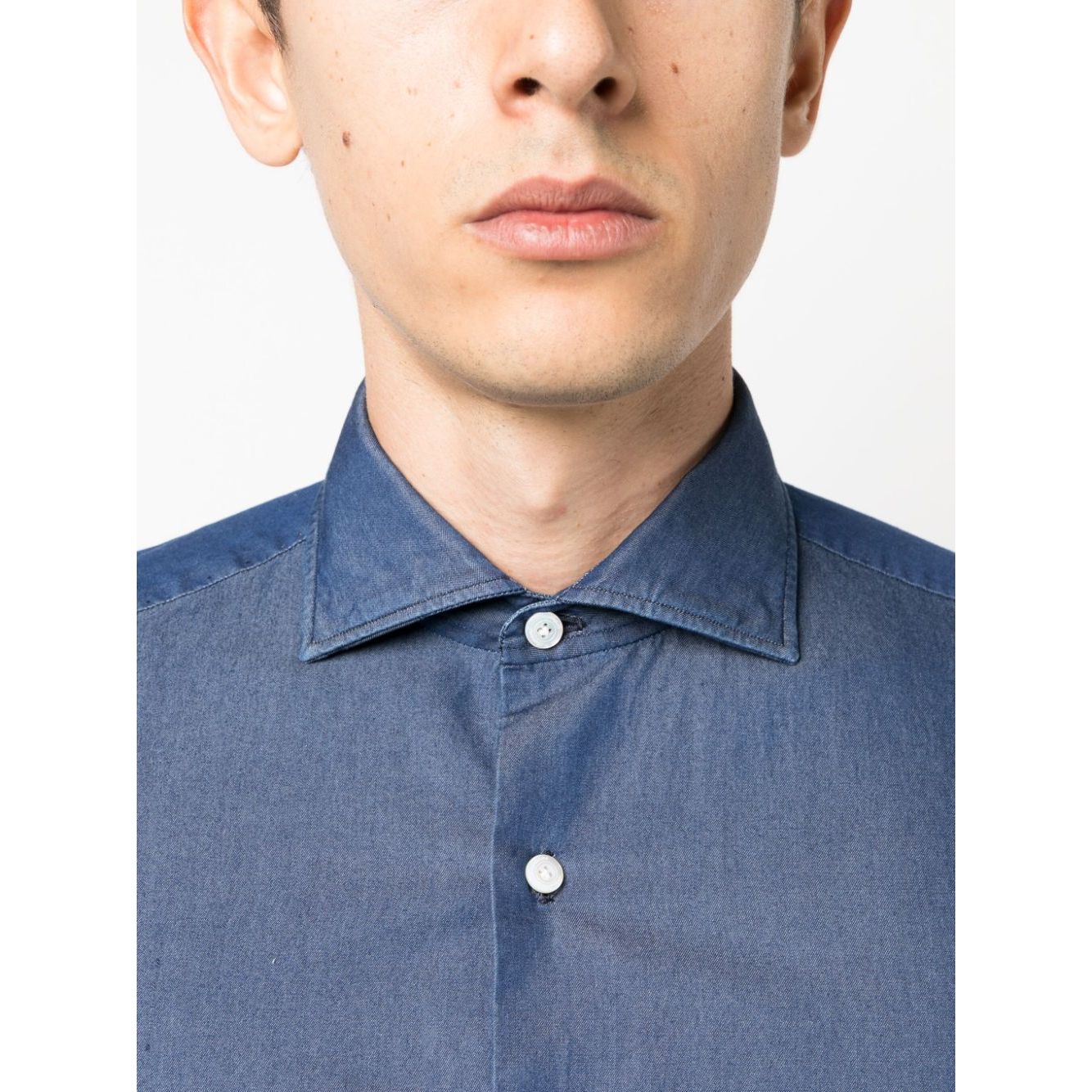 FINAMORE 1925 NAPOLI Shirts Blue