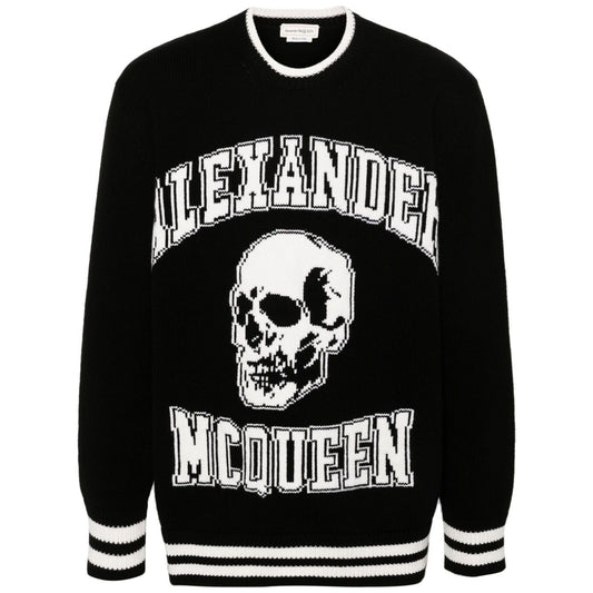 Alexander McQueen intarsia-logo Sweater 760760Q1XII1011