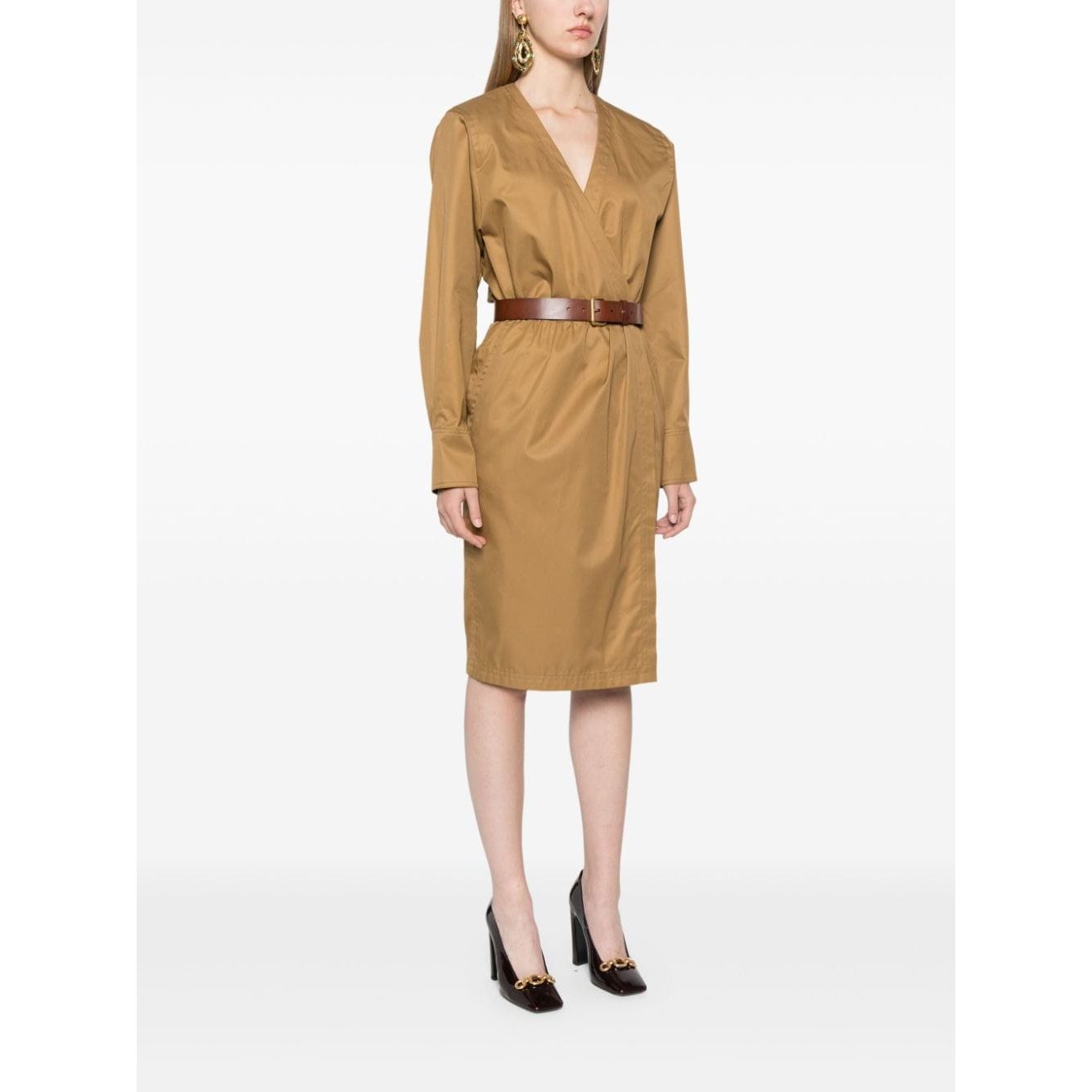 Saint Laurent belted dress