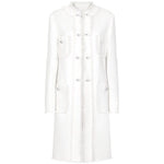 Dolce & Gabbana Single-breasted raschel tweed coat