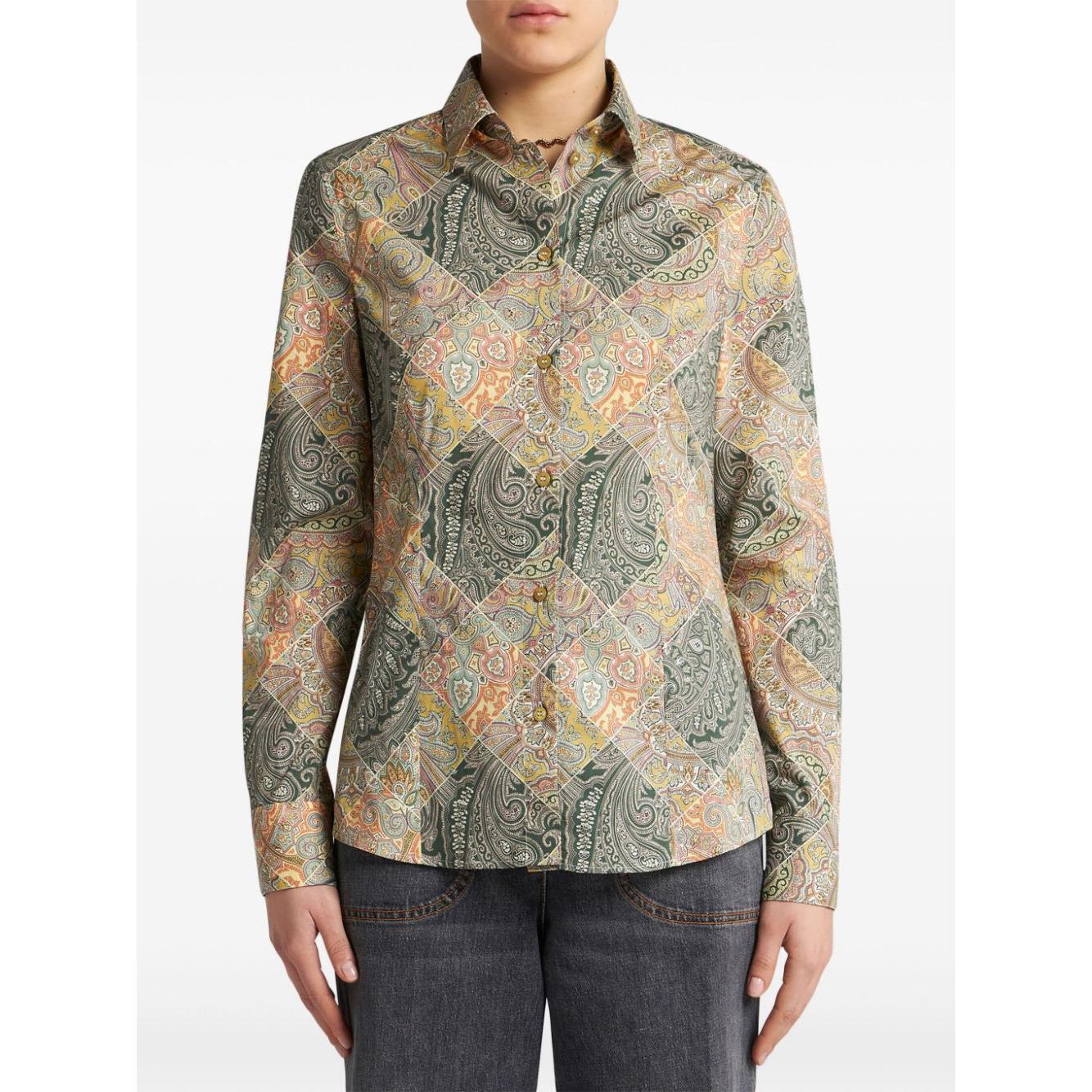 Etro Shirts Yellow WRIA002099SAEB0X0843