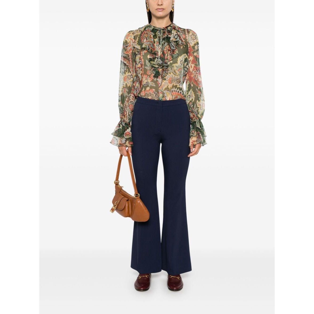 Etro Shirts Green WRIA003299SA1E3X0892