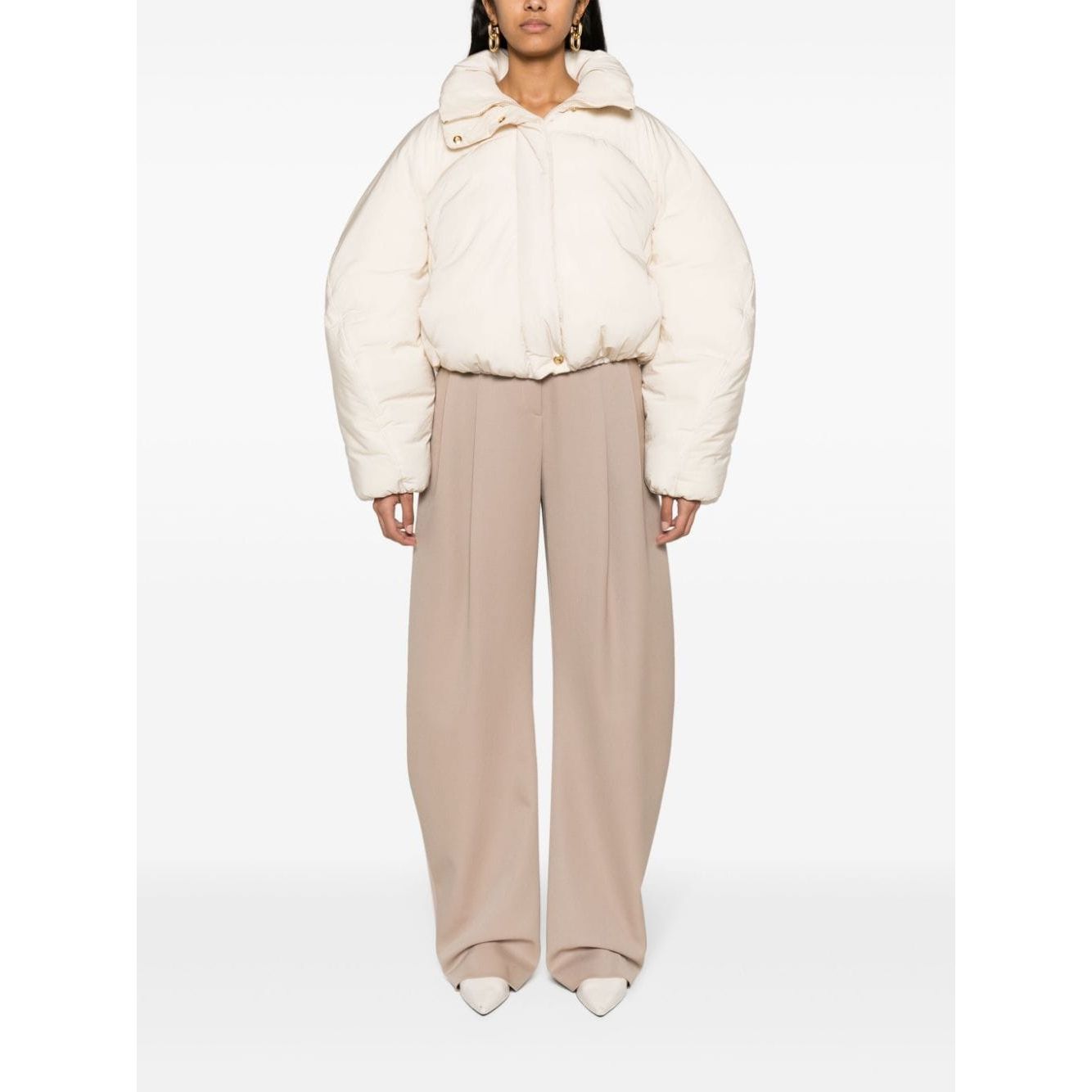 JACQUEMUS Coats White