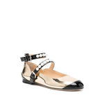 MACH & MACH Flat shoes Golden