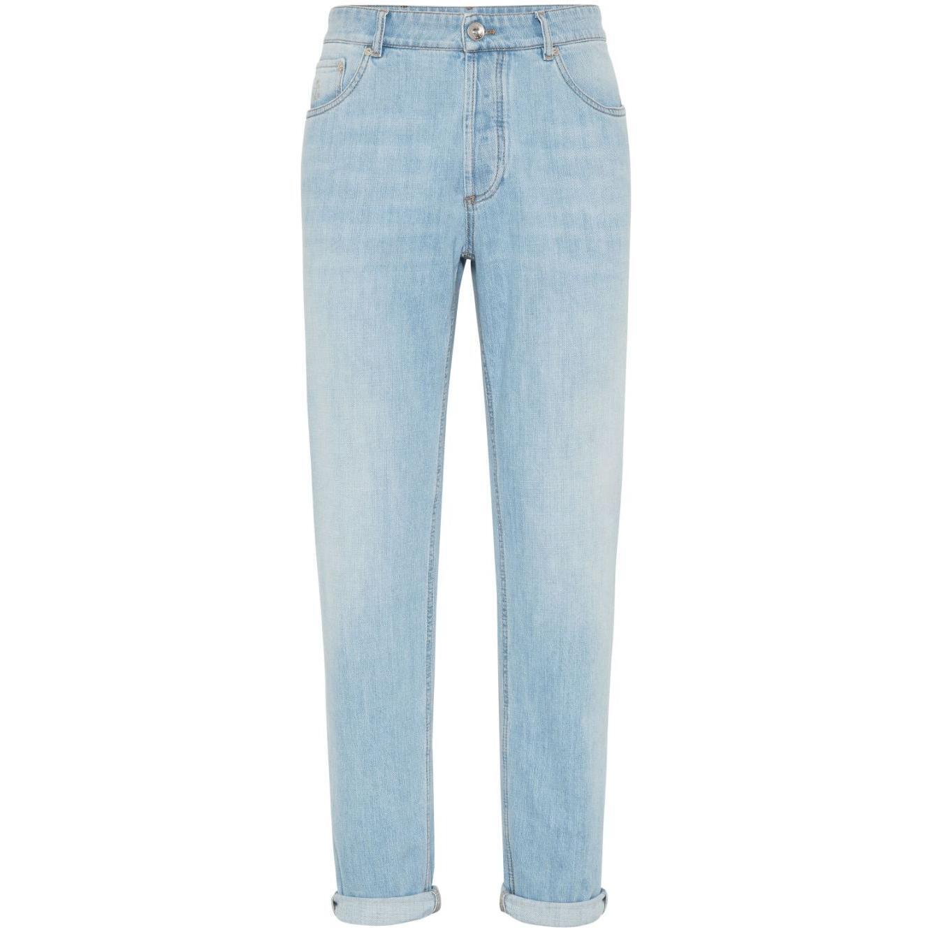 Brunello Cucinelli Jeans Clear Blue M0Z37D3210C1469-P25