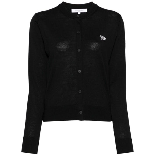 Maison Kitsuné Maison Kitsune mid-length knitted cardigan