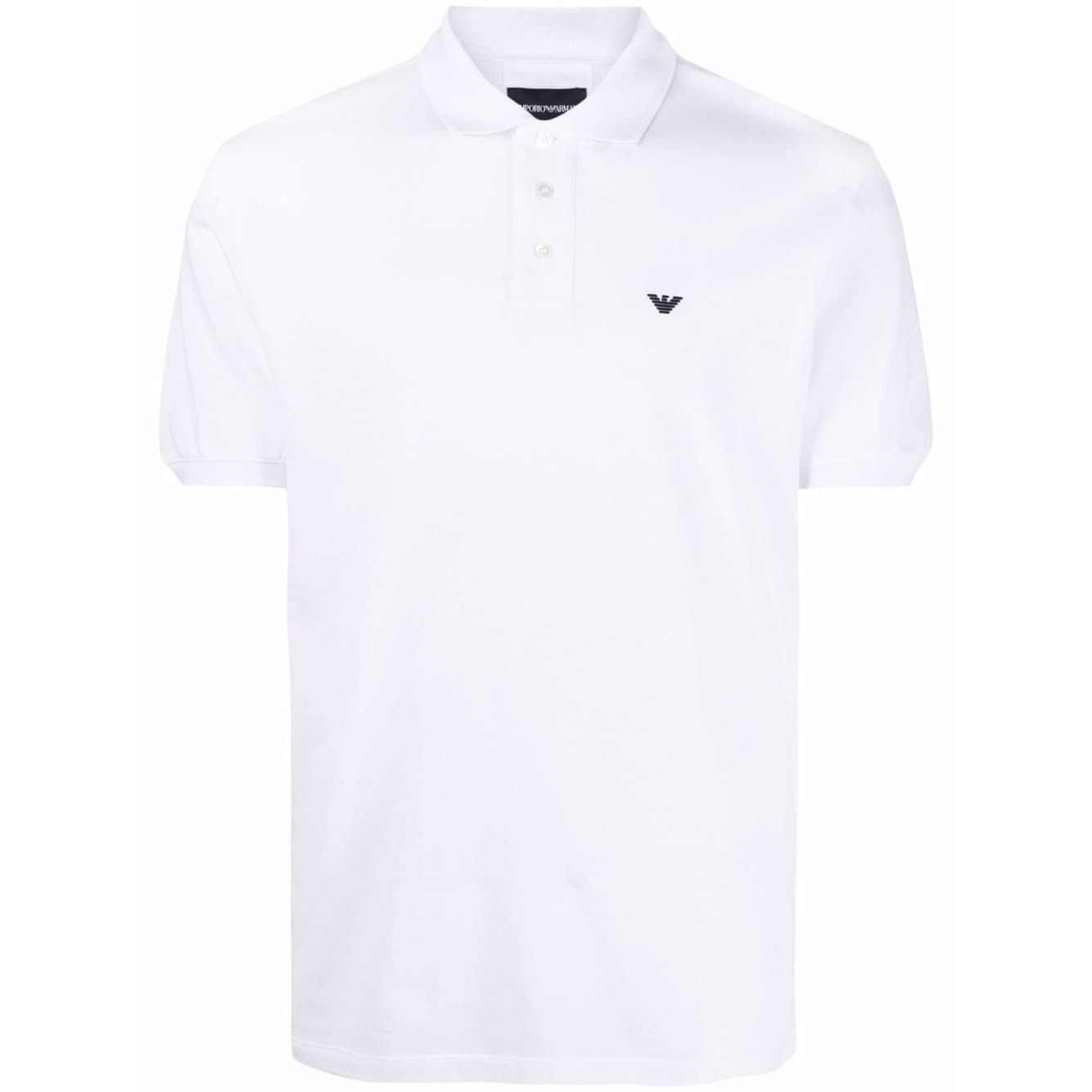 Emporio Armani logo-embroidered polo shirt 8N1FQ21JTKZ0100-P25