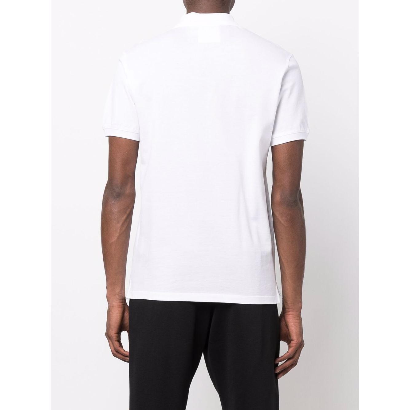 Emporio Armani logo-embroidered polo shirt 8N1FQ21JTKZ0100-P25