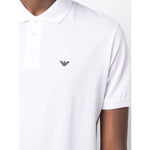Emporio Armani logo-embroidered polo shirt 8N1FQ21JTKZ0100-P25