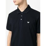 Emporio Armani logo-embroidered polo shirt 8N1FQ21JTKZ0920-P25