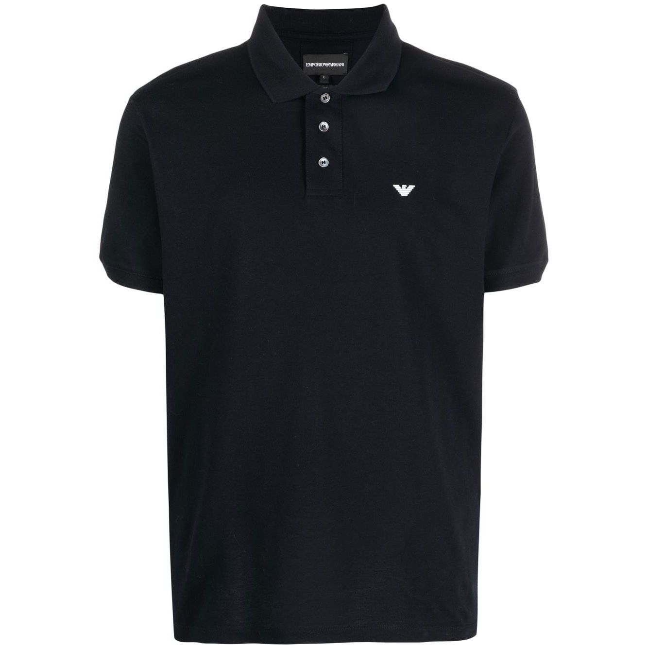 Emporio Armani logo-embroidered polo shirt 8N1FQ21JTKZ0920-P25