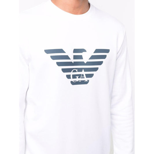 Emporio Armani Modal-blend sweatshirt with logo print 8N1MR61JRIZF108-P25