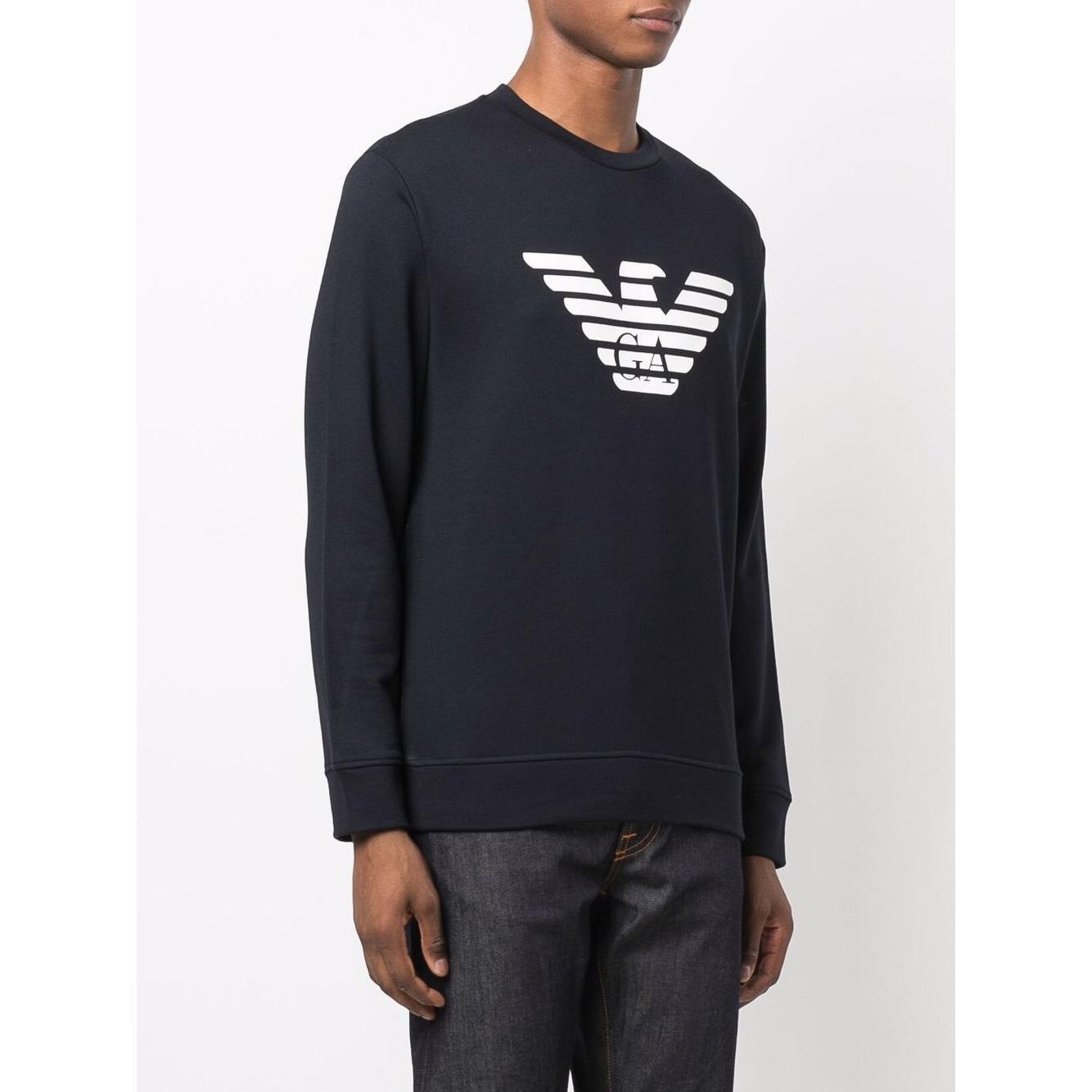 Emporio Armani Modal blend sweatshirt with logo print 8N1MR61JRIZF904-P25