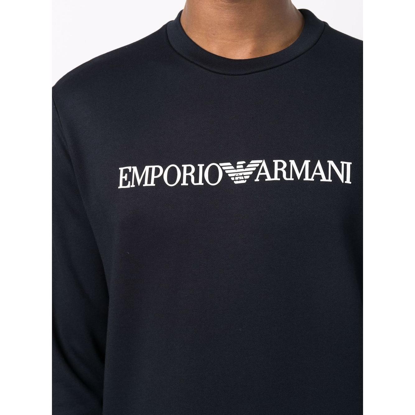 Emporio Armani Modal-blend sweatshirt with logo print 8N1MR61JRIZF905-P25