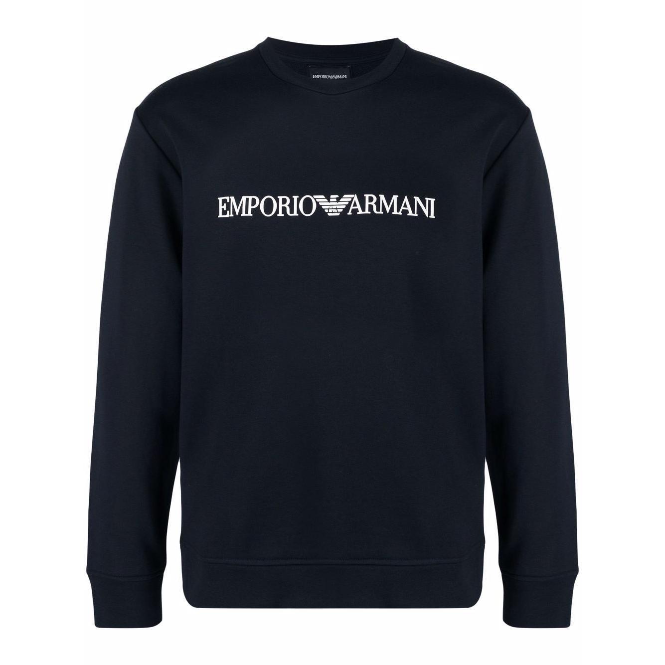 Emporio Armani Modal-blend sweatshirt with logo print 8N1MR61JRIZF905-P25