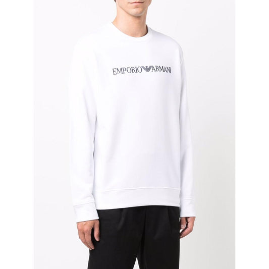 Emporio Armani Modal blend sweatshirt with logo print 8N1MR61JRIZF109-P25