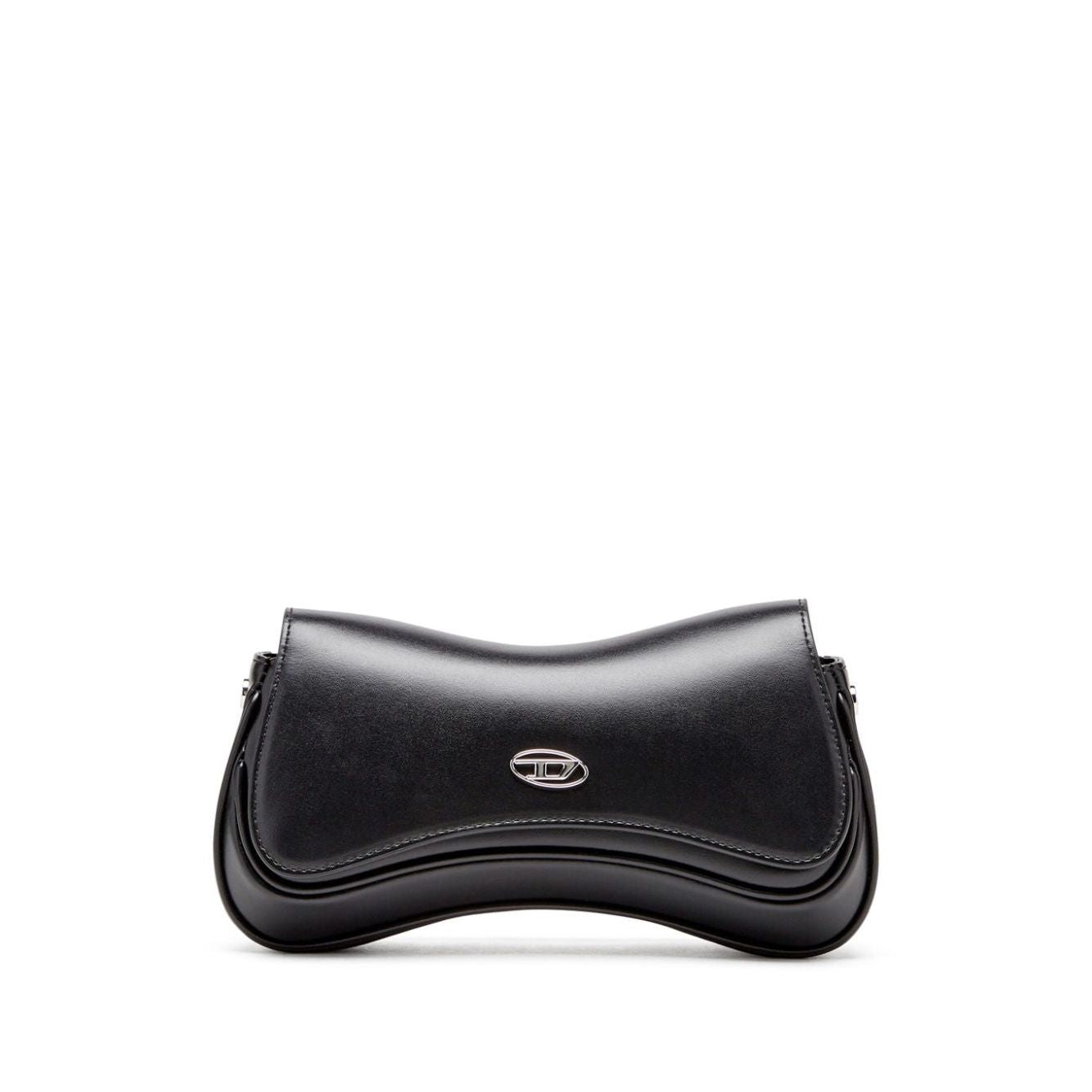 Front view with bag zipped and handles upright.