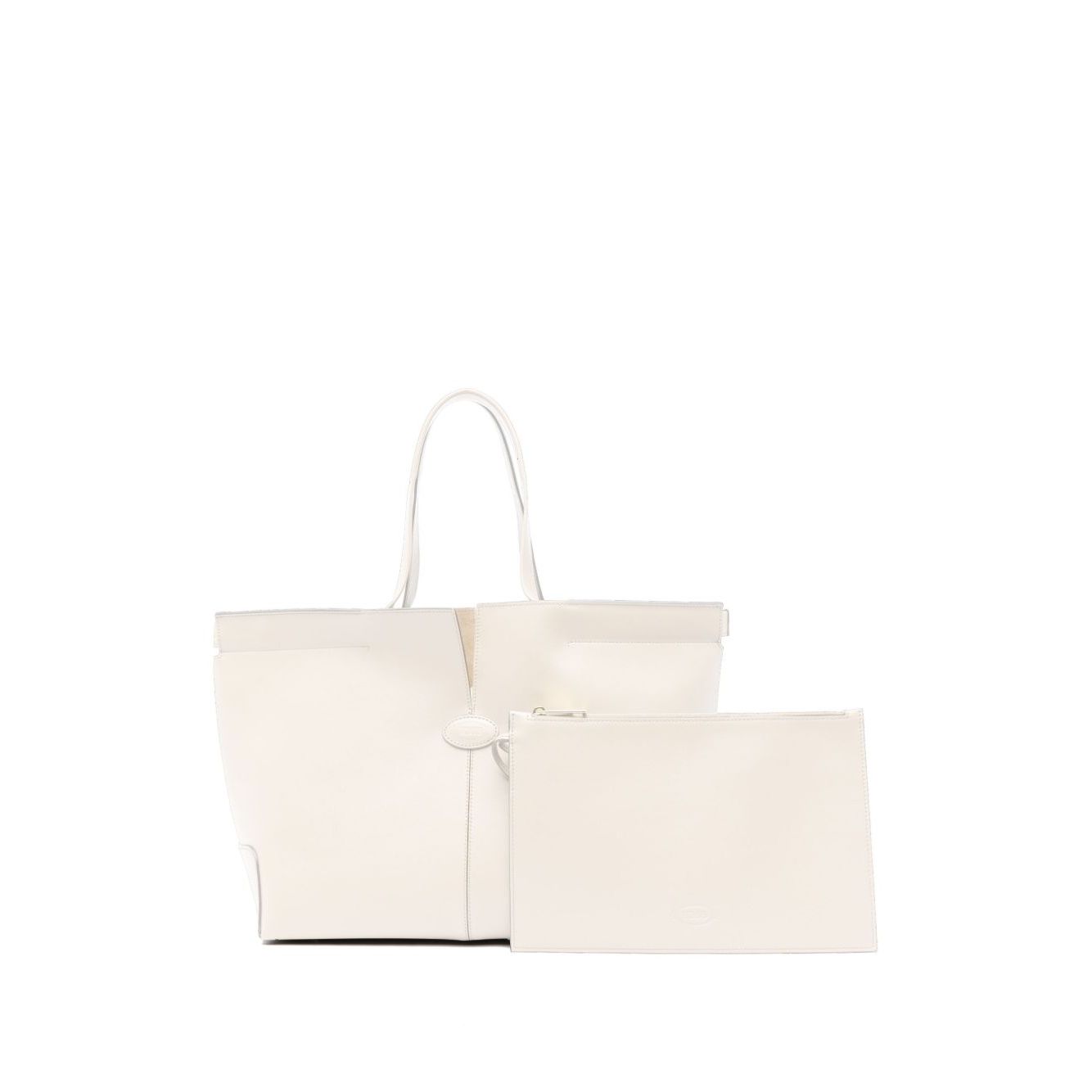 Front view with bag zipped and handles upright.