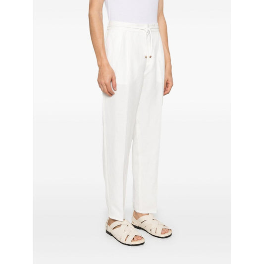 Brunello Cucinelli linen blend drawstring trousers MH255E1710C1900-P25