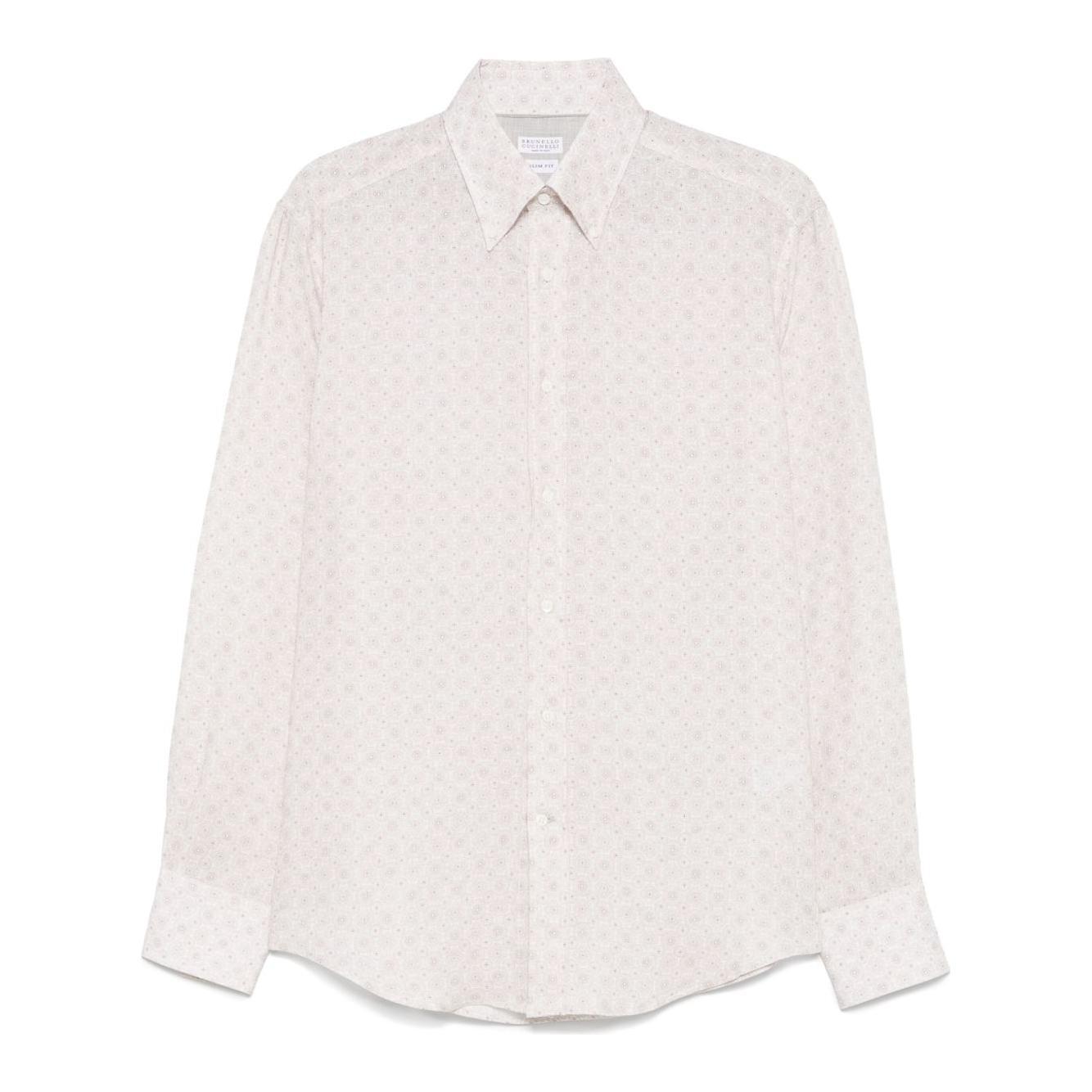 Brunello Cucinelli printed shirt MM6901716C010-P25