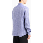 Emporio Armani linen shirt 01SM0L010F9919-P25