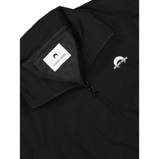 Marine Serre windbreaker jacket UJA053BCWOV0041BK99-P25