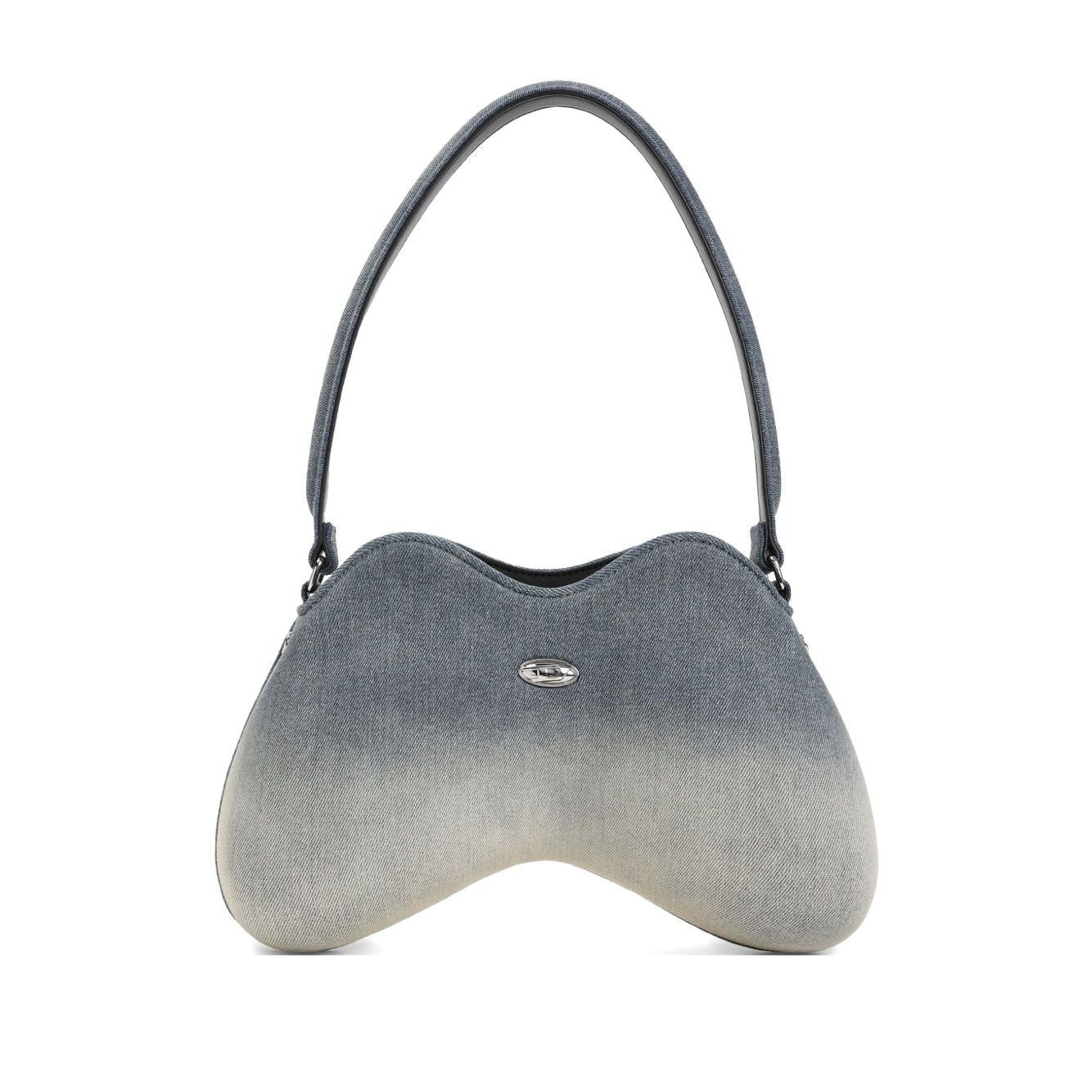 Front view with bag zipped and handles upright.
