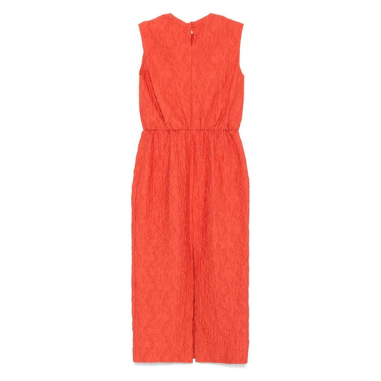 Harris Wharf London Dresses Orange A6231PYMYM03-P25