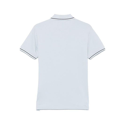 Emporio Armani logo print cotton polo