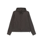 Emporio Armani Blouson with internal nylon bib jacquard all-over lettering Jackets