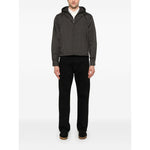 Emporio Armani Blouson with internal nylon bib jacquard all-over lettering Jackets