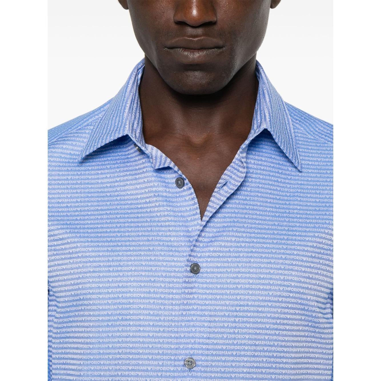 Emporio Armani Shirts Clear Blue EM001537AF14341F9060-P25