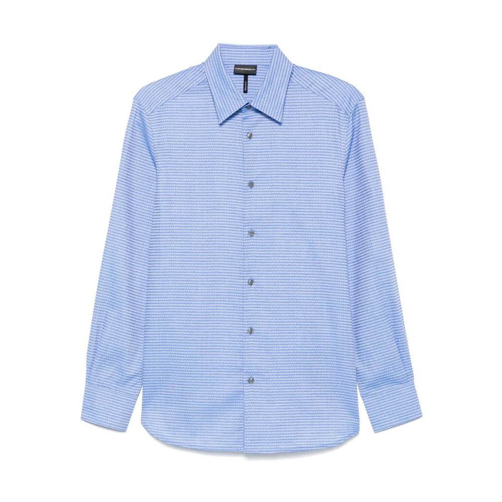 Emporio Armani Shirts Clear Blue EM001537AF14341F9060-P25