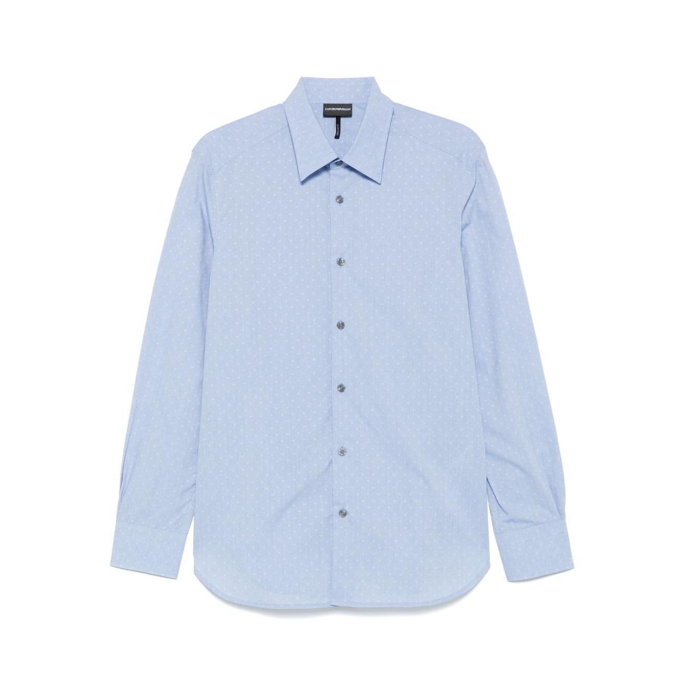 Emporio Armani Shirts Clear Blue EM001537AF14341F9061-P25