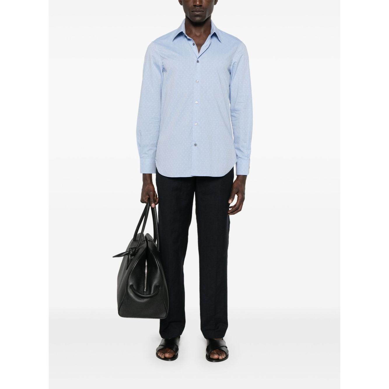 Emporio Armani Shirts Clear Blue EM001537AF14341F9061-P25