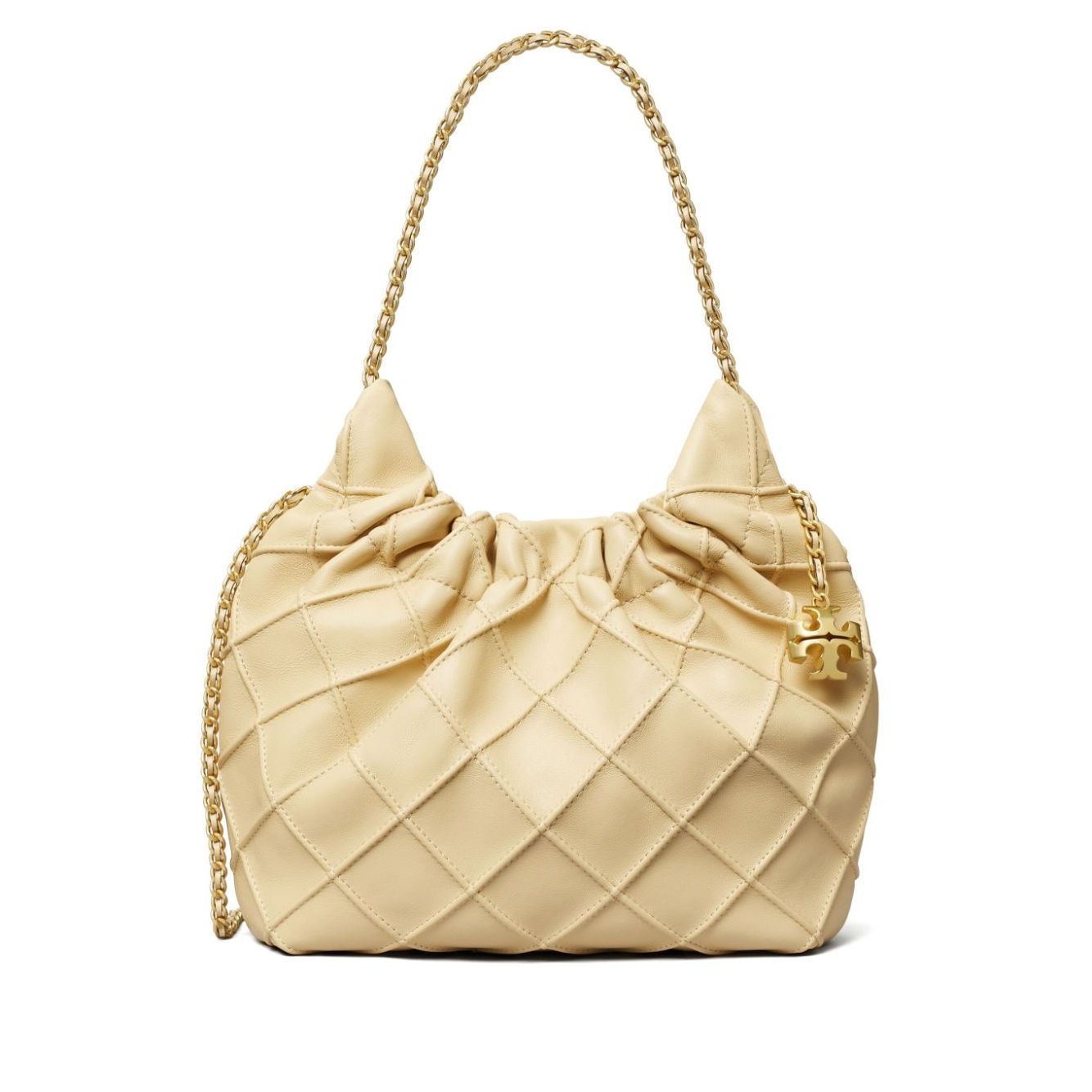 Front view with bag zipped and handles upright.