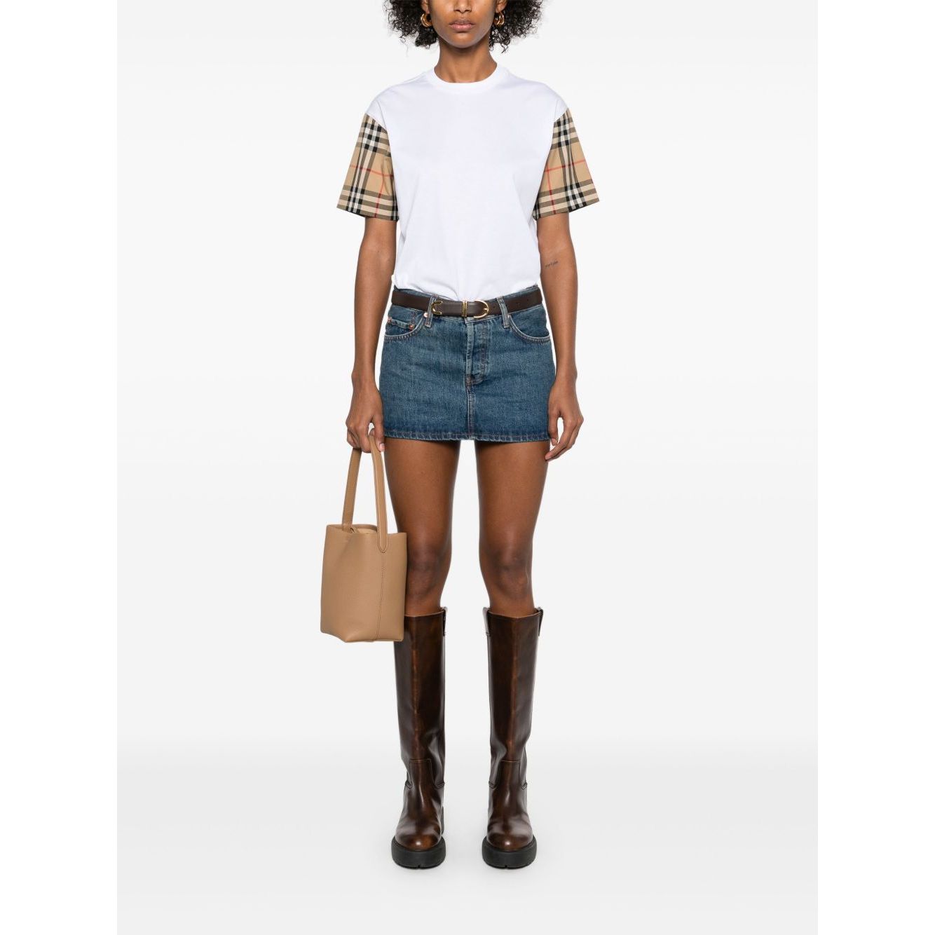 Burberry Vintage Check-sleeve T-shirt
