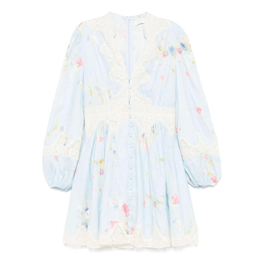 Zimmermann Dresses Clear Blue 4546DSS252BLUBQFLO-AI25