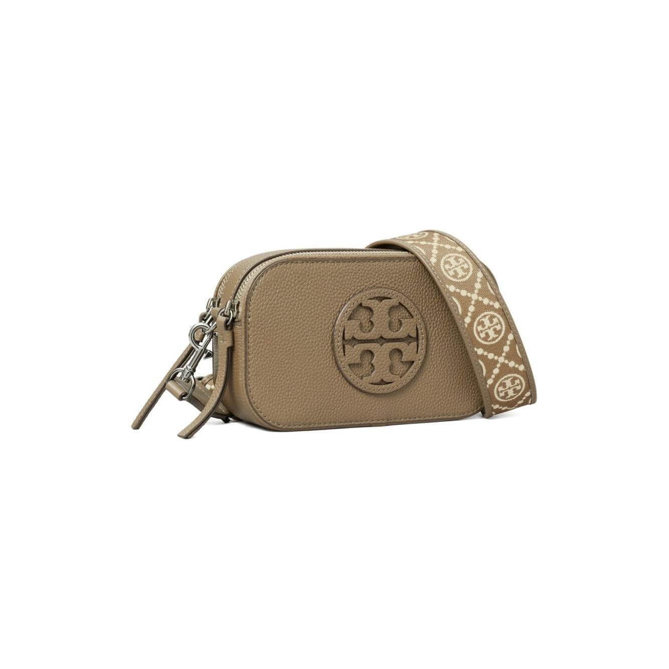 Front view with bag zipped and handles upright.