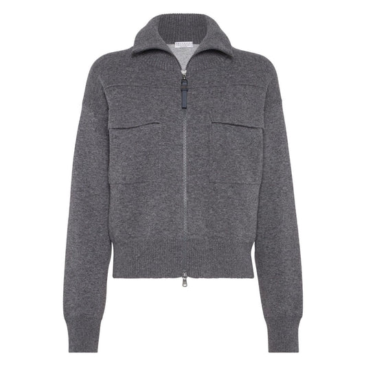 Brunello Cucinelli Sweaters Grey