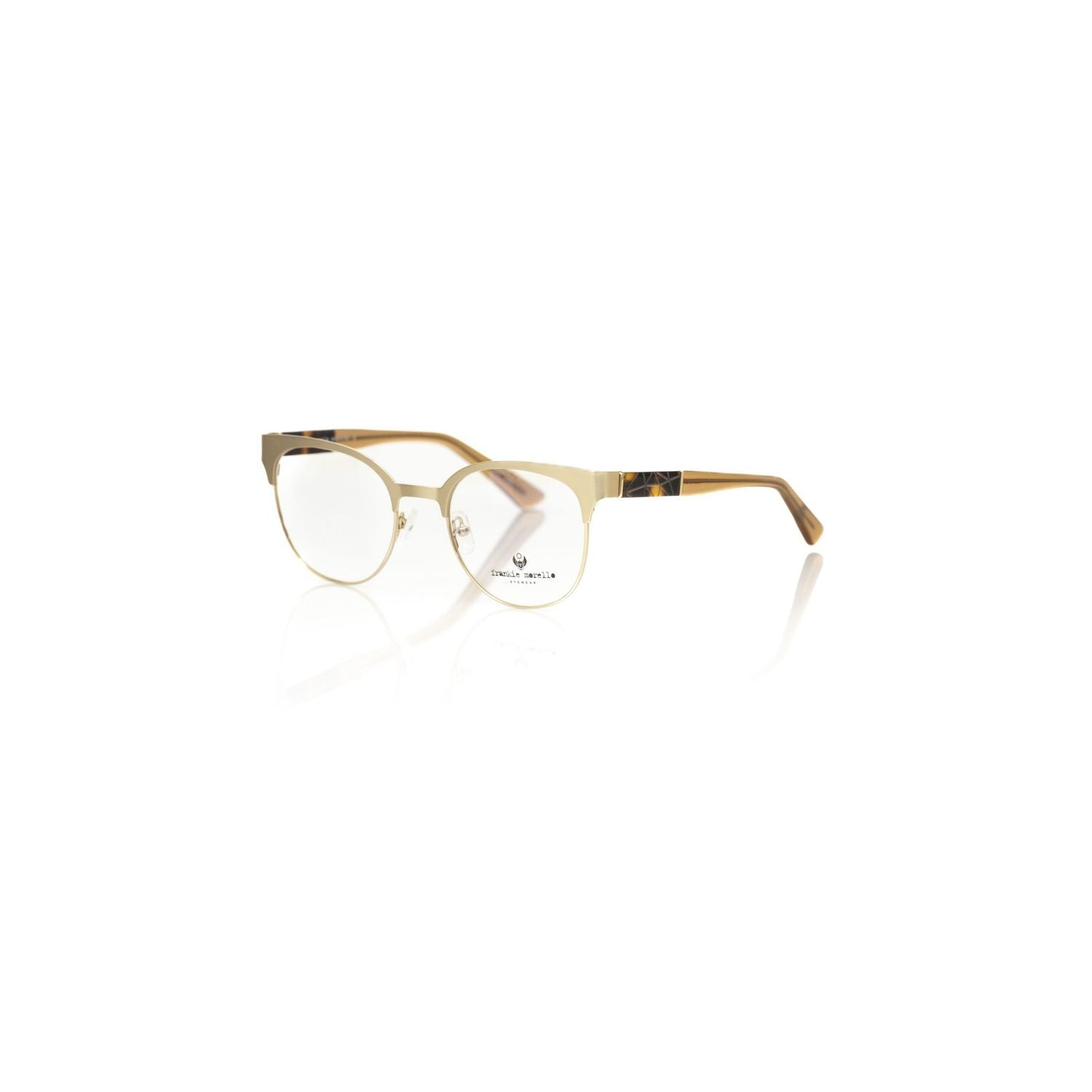 Frankie Morello Gold Acetate Glasses Frame