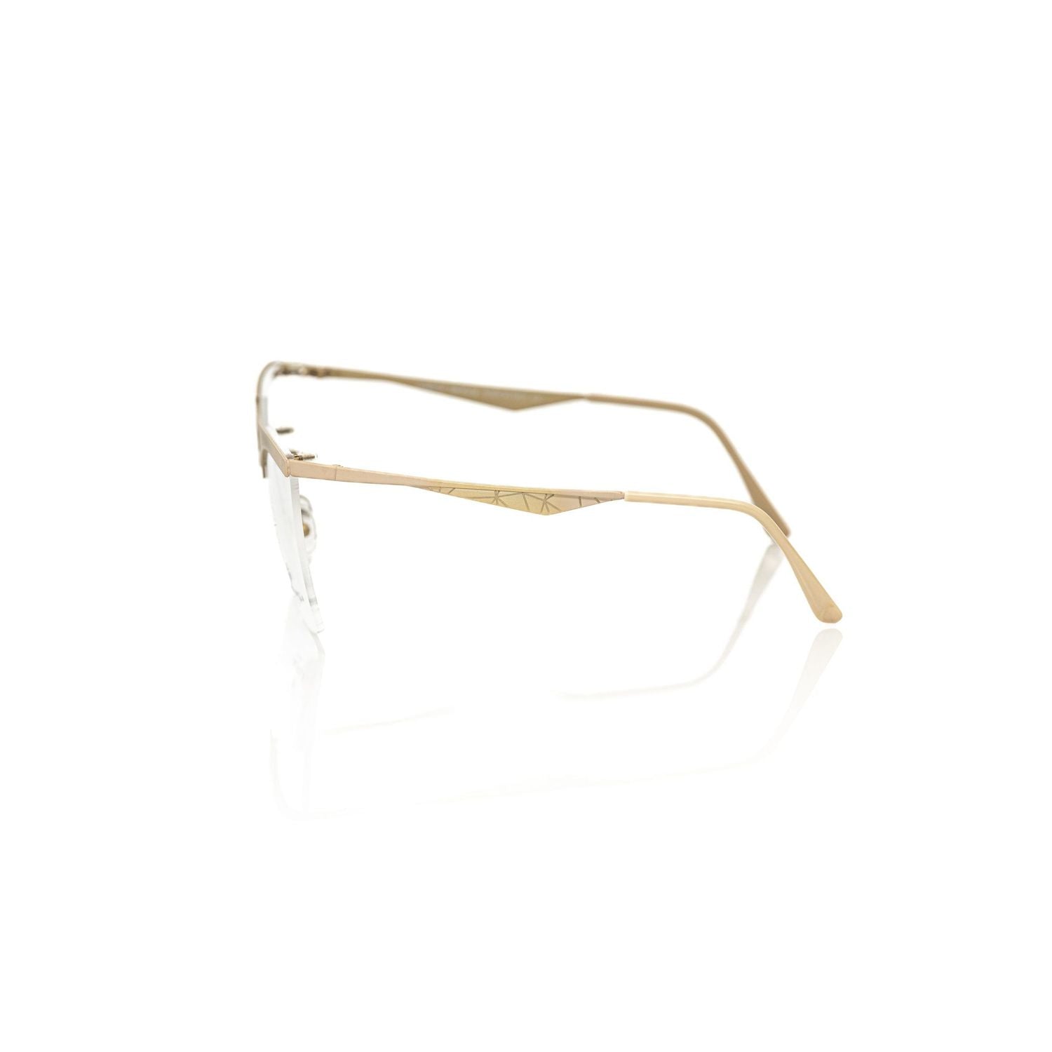Frankie Morello Brown Metallic Fibre Glasses Frame