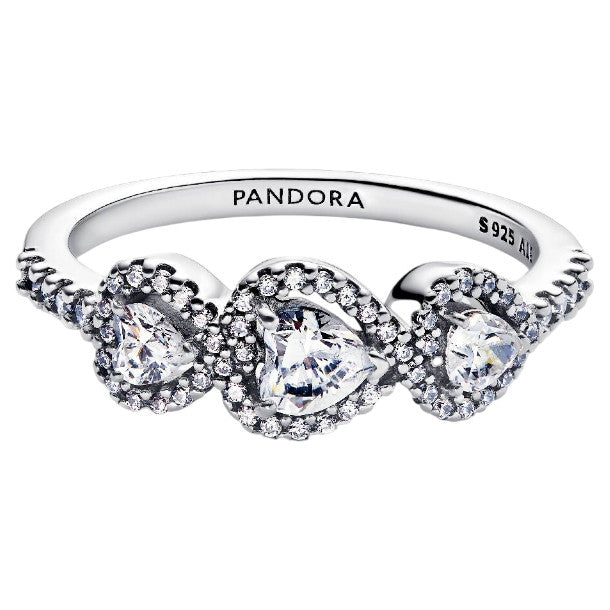 PANDORA Mod. HALO HEART TRILOGY RING