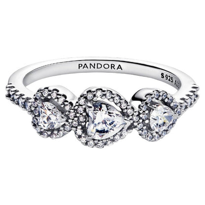 PANDORA Mod. HALO HEART TRILOGY RING