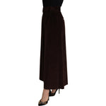Dolce & Gabbana Chic Bordeaux High-Waisted Corduroy Pants Dolce & Gabbana Black